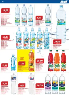 Náhled letáku Kubík leták - Velkoobchod 08/2026 od 01.10.2026 | Strana: 25 | Produkty: Maracuja, Hanácká kyselka, Dobrá voda neperlivá, Sirup
