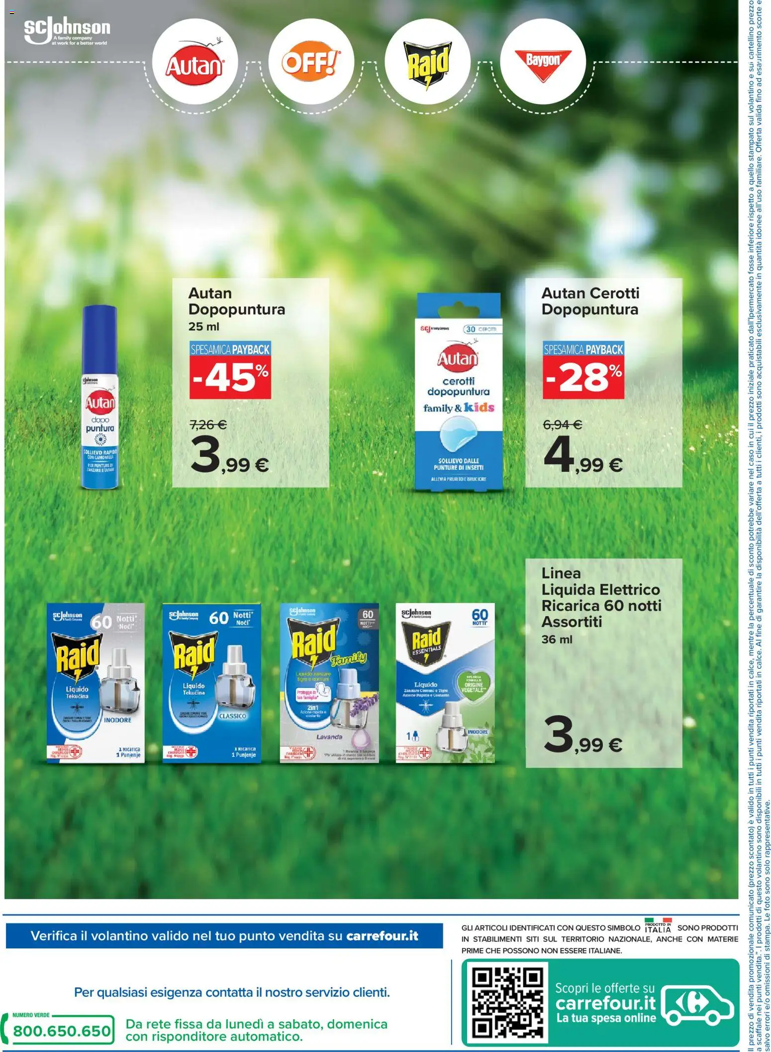 Volantino Carrefour del 13/07/2026 | Pagina: 2 | Prodotti: Cerotti, Noci, Scaffale, Lavanda