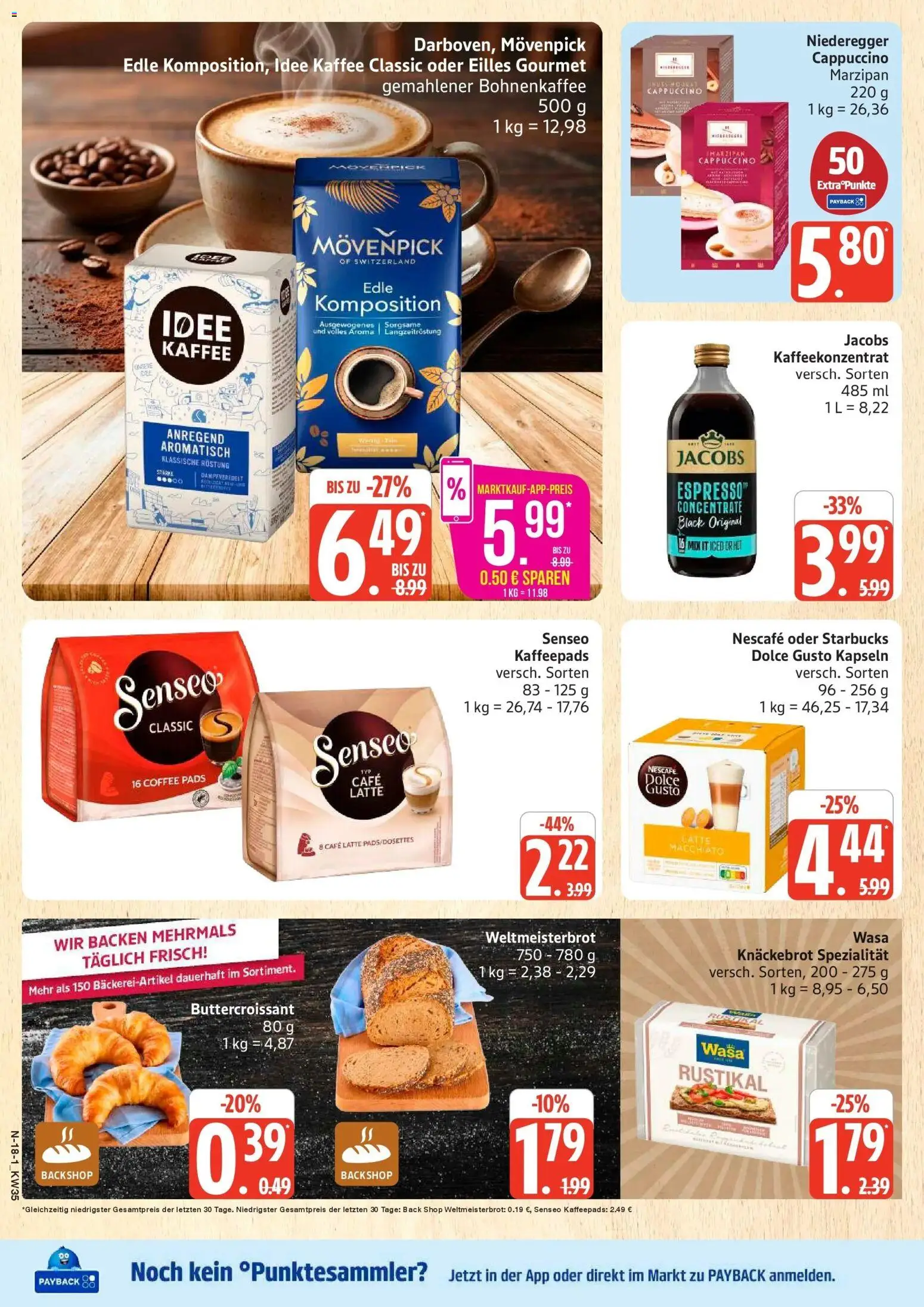 Marktkauf Prospekt Buxtehude (ab 24.08.2026) » Angebote online | Seite: 18 | Produkte: Kaffeepads, Nescafe, Kaffee, Dolce Gusto kapseln