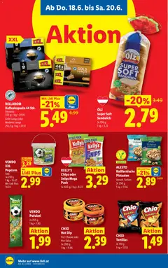 Lidl Flugblatt ab 18.06.2026 gültig | Seite: 16 | Produkte: Chips, Salz