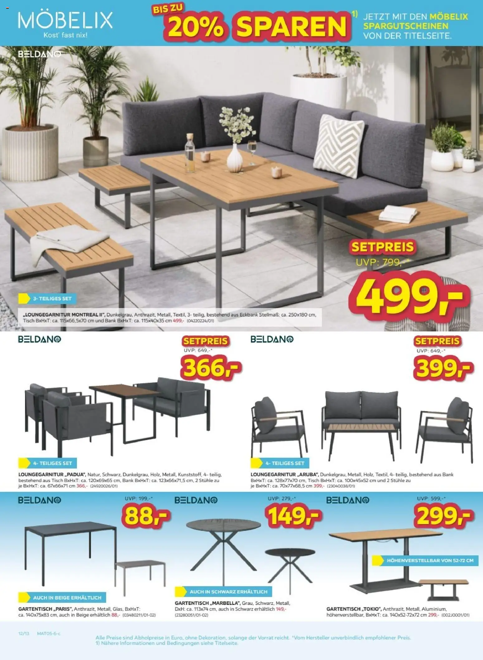 Möbelix Angebote gültig ab 12.05.2026 | Seite: 12