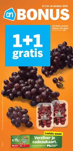 Albert Heijn folder - Voorbeeld van een folder van Albert Heijn, geldig van 12-10-2026