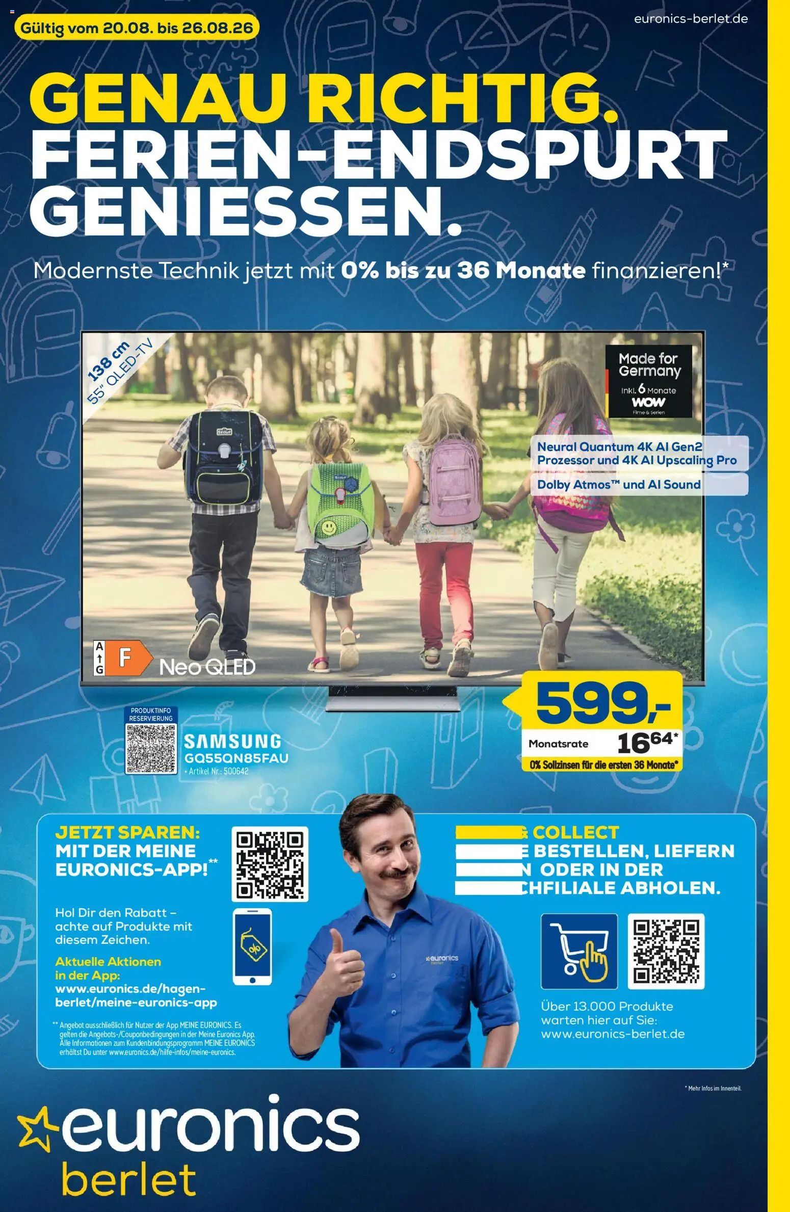 Euronics Prospekt Berlet – gültig ab 20.08.2026 | Seite: 1