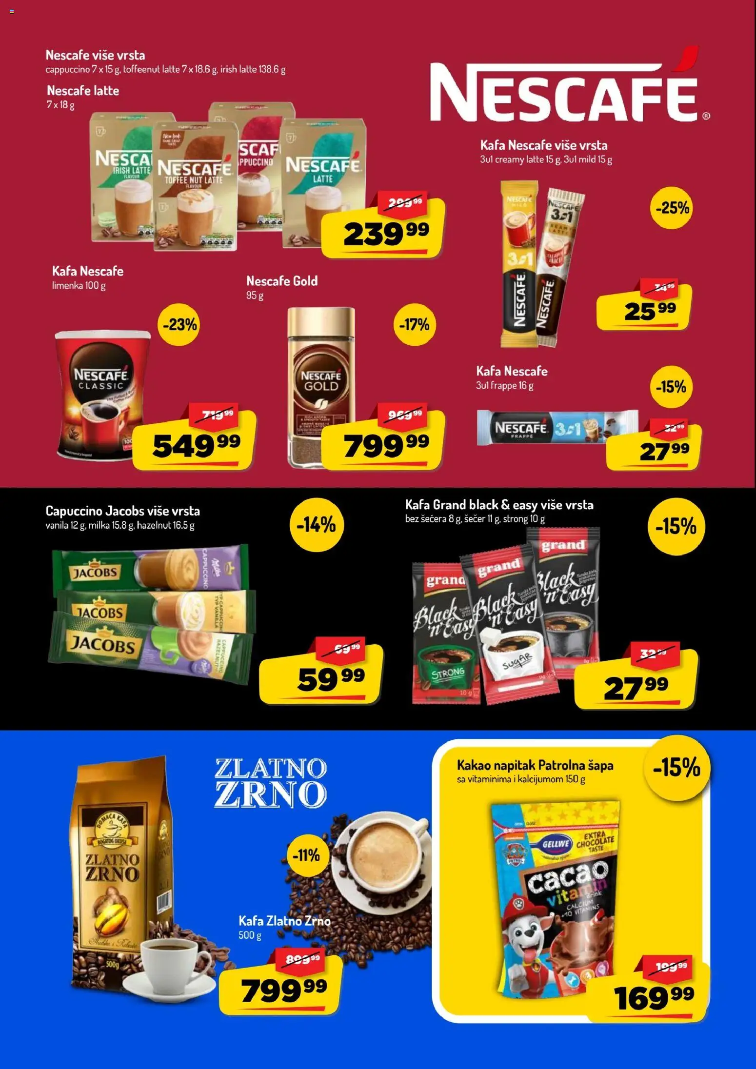 Aman katalog - važi od 03.08.2026 | Strana: 24 | Proizvode: Milka, Šećer, Kafa, Nescafé