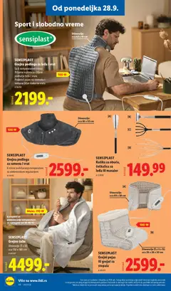 SENSIplast Grejno ćebe, Grejno ćebe Dimenzije (Š x D): cca 130 x 180 cm - pregled Lidl kataloga - važi od 24.09.2026 | Strana: 90
