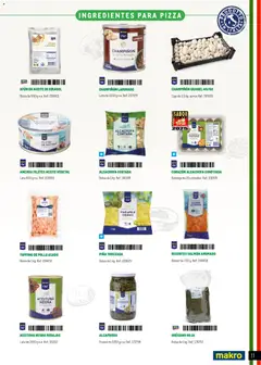 Vista previa Makro Restaurantes italianos Prat válido desde el 27.03.2026 | Página: 11 | Productos: Κρεμάστρα, Pizza, Bolsa, Salmón ahumado