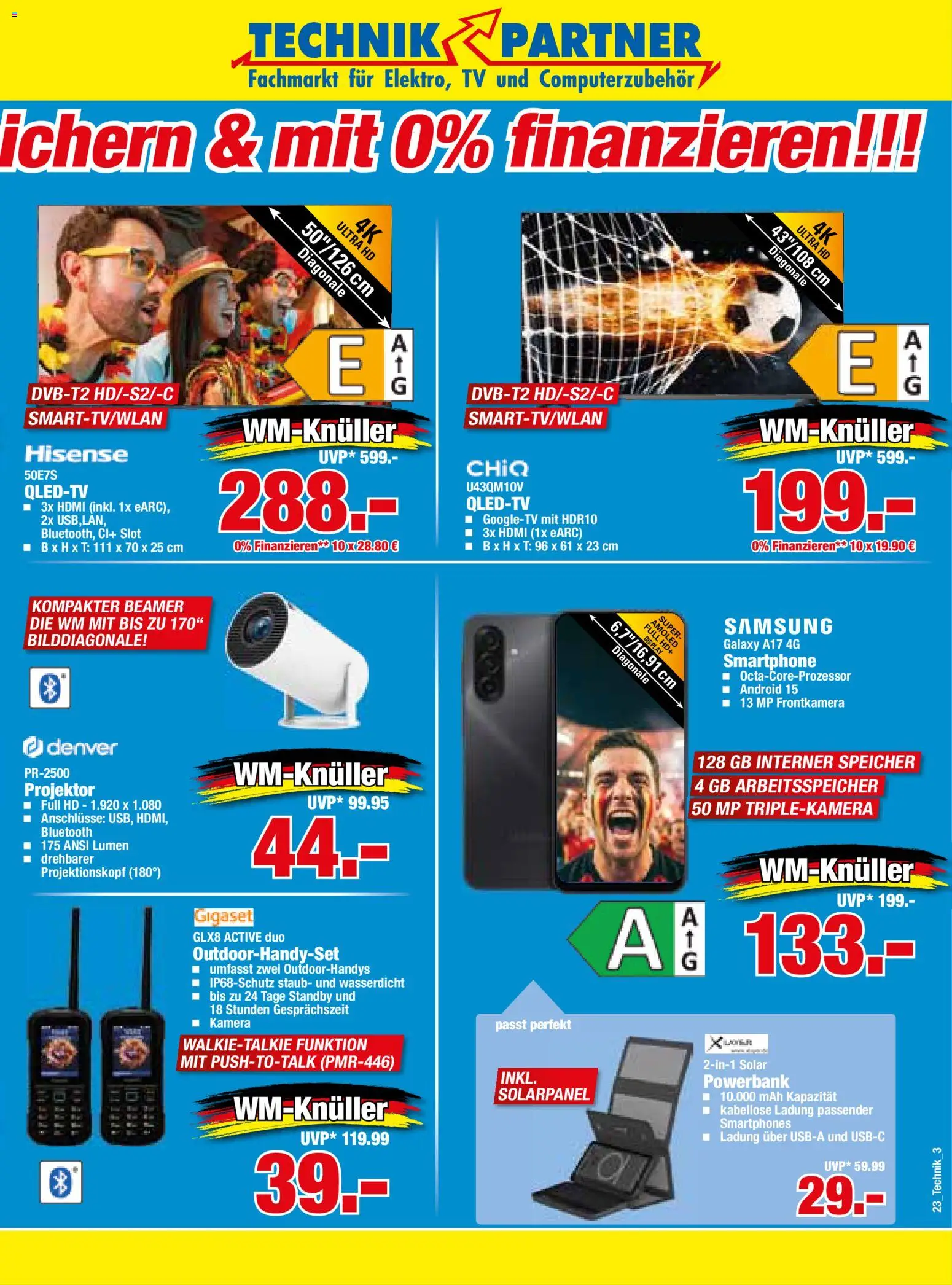 HERKULES Technik Partner – gültig ab 01.06.2026 | Seite: 3 | Produkte: Hisense, Smartphones, Smartphone, Powerbank