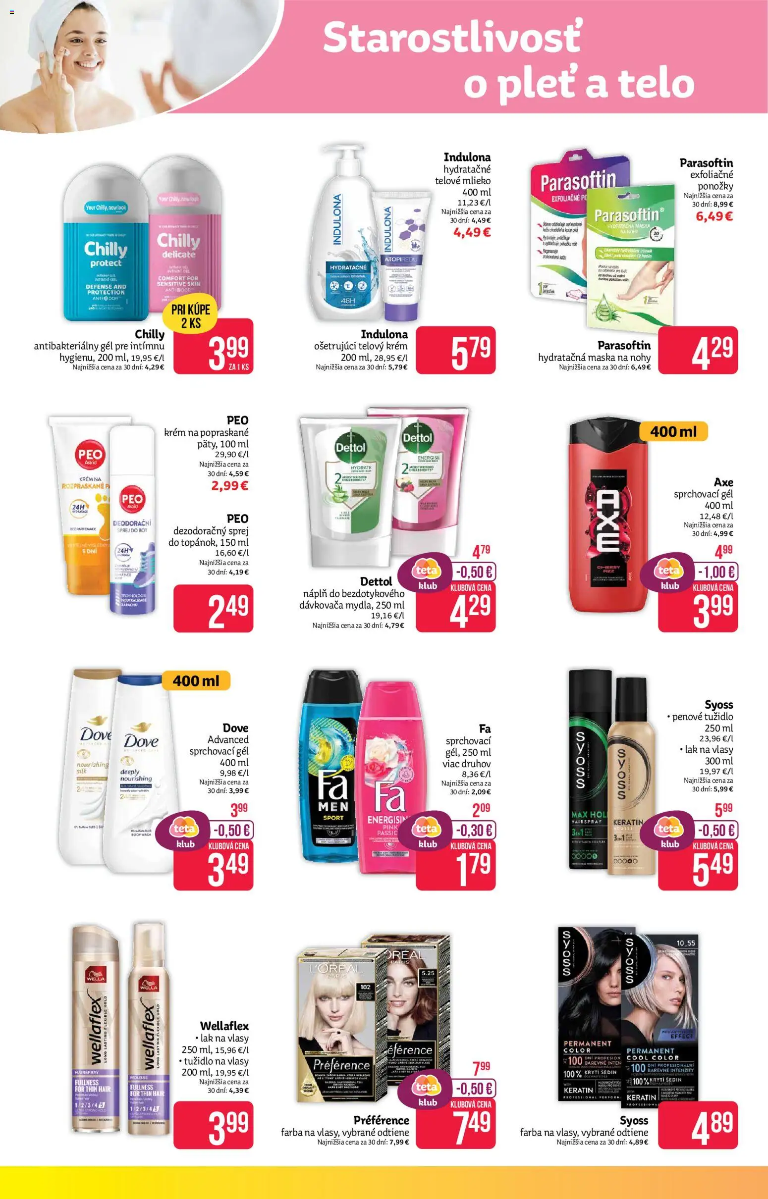 Nové Teta drogerie akcie – leták je platný od 25.05.2026 | Strana: 8 | Produkty: Mlieko, Lak na vlasy, Maska, Krém