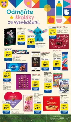 Náhled letáku Milka bonboniéra, 44 g, dva druhy (100 g = 158,86 Kč) s Clubcard: (100 g = 113,41 Kč) od 17.06.2026 | Strana: 17 | Produkty: Milka, Bonbóny, Bonboniéra, Lentilky