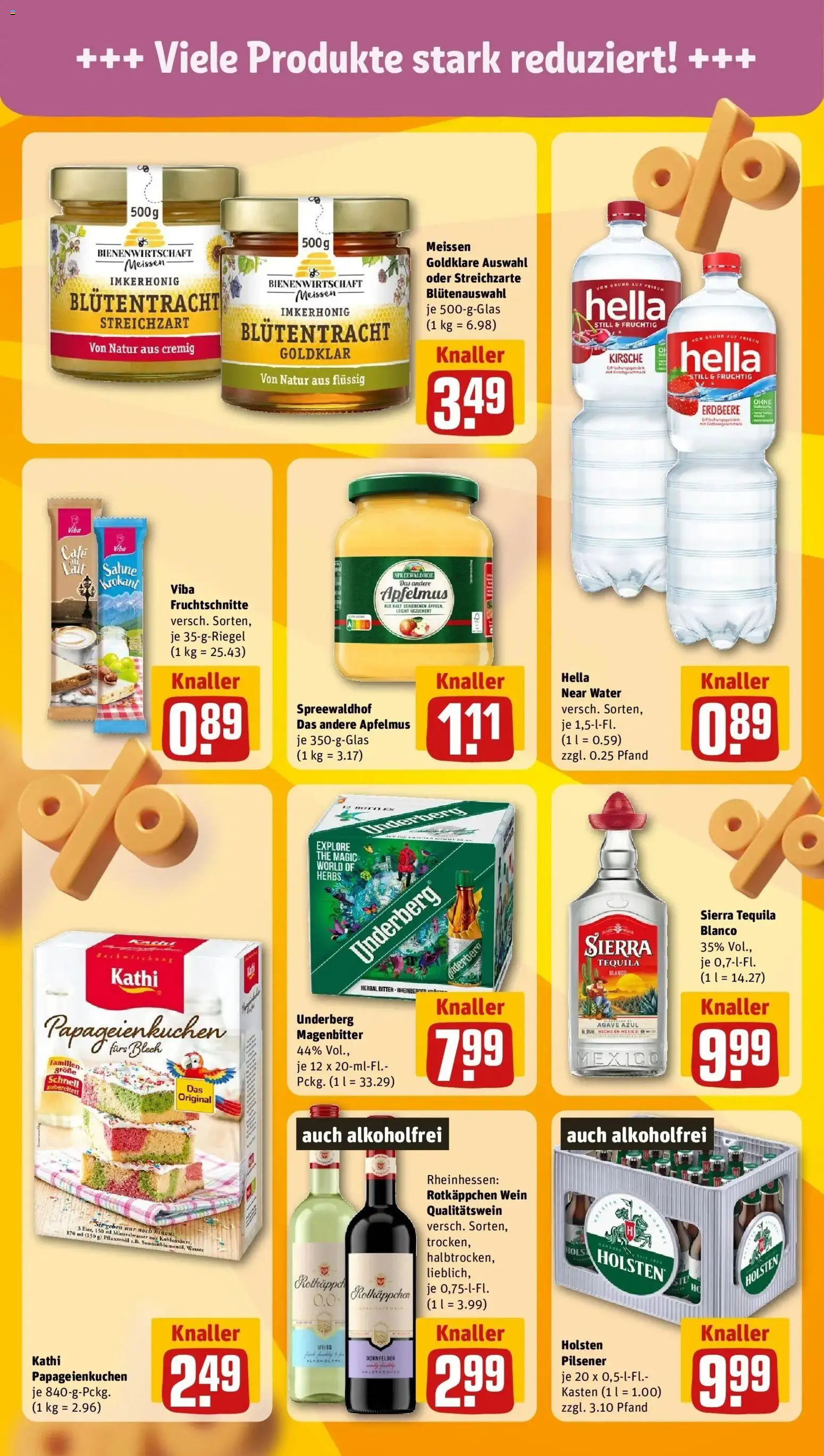 Rewe Prospekt Templin – gültig ab 27.07.2026 | Seite: 17 | Produkte: Holsten, Tequila, Wasser, Sahne