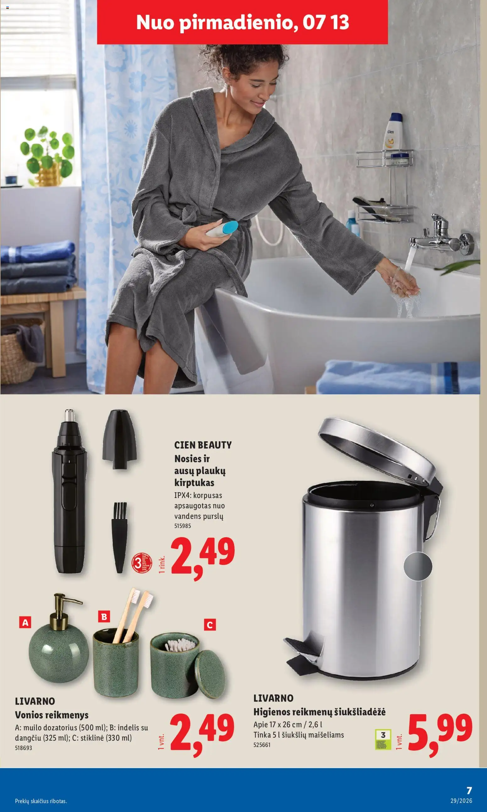 LIDL akcijos nuo 2026.07.13 | Puslapis: 7