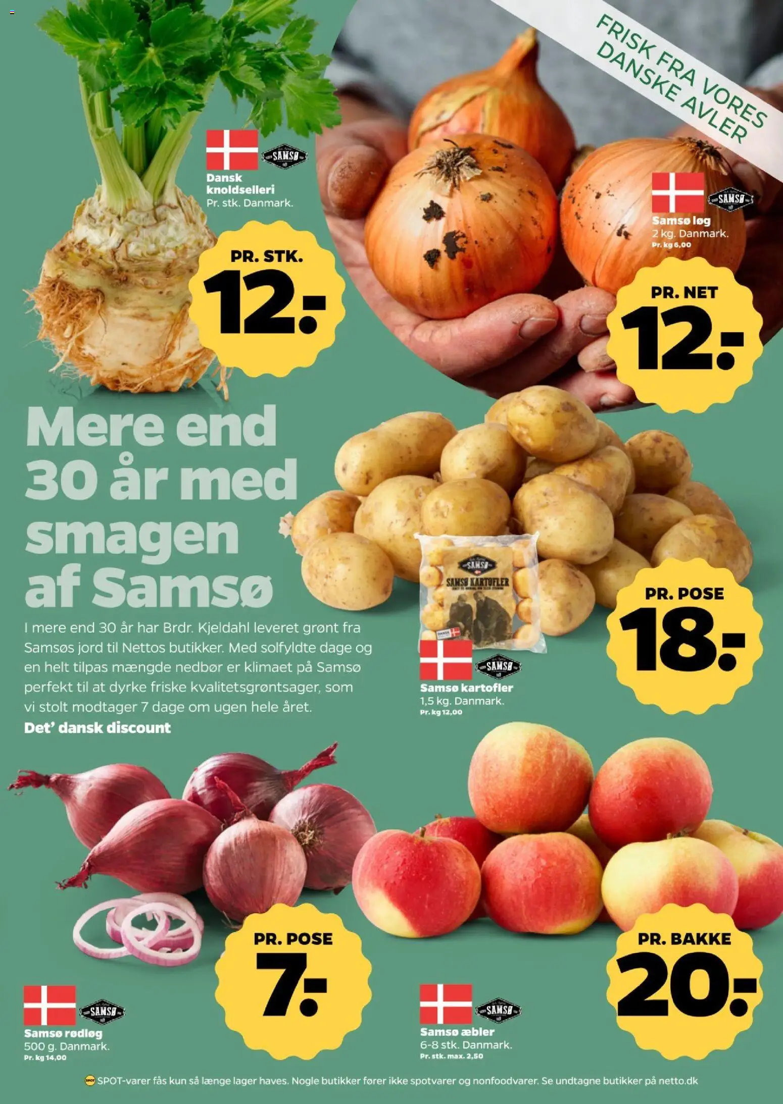 Netto tilbudsavis – gyldig fra 17/10/2026 | Side: 8 | Produkter: Æbler, Kartofler, Løg, Søm