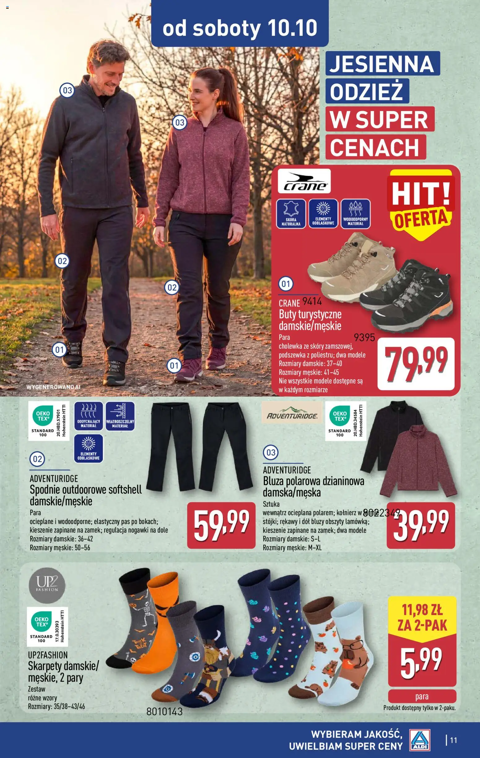 Aldi Polsko leták - Ostatnie sztuki w wybranych sklepach od 07.10.2026 | Strana: 11