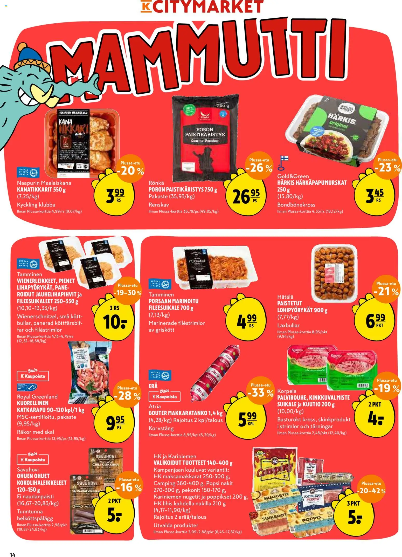 K-Citymarket tarjoukset – voimassa 13.05.2026 alkaen | Sivu: 14