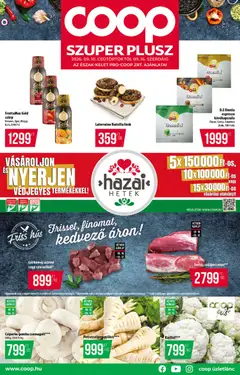 COOP - Észak Kelet Pro-Coop Zrt - Szuper Plusz - amely érvényes a következő dátumtól: 2026.09.10.