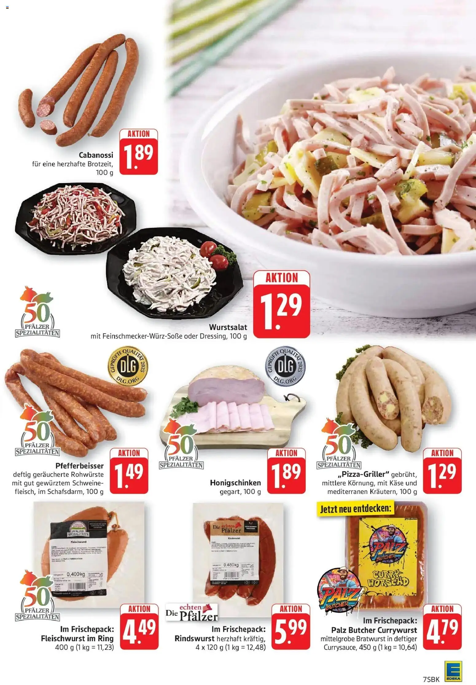 Edeka prospekt Pirmasens – gültig ab 29.06.2026 | Seite: 9 | Produkte: Käse, Bratwurst