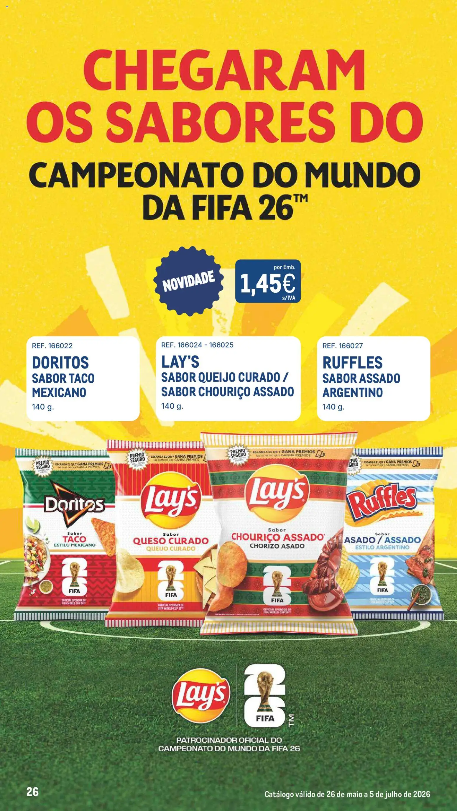 Makro Os Convocados │ válido de 26.05.2026 | Página: 26 | Produtos: Queijo, Chouriço