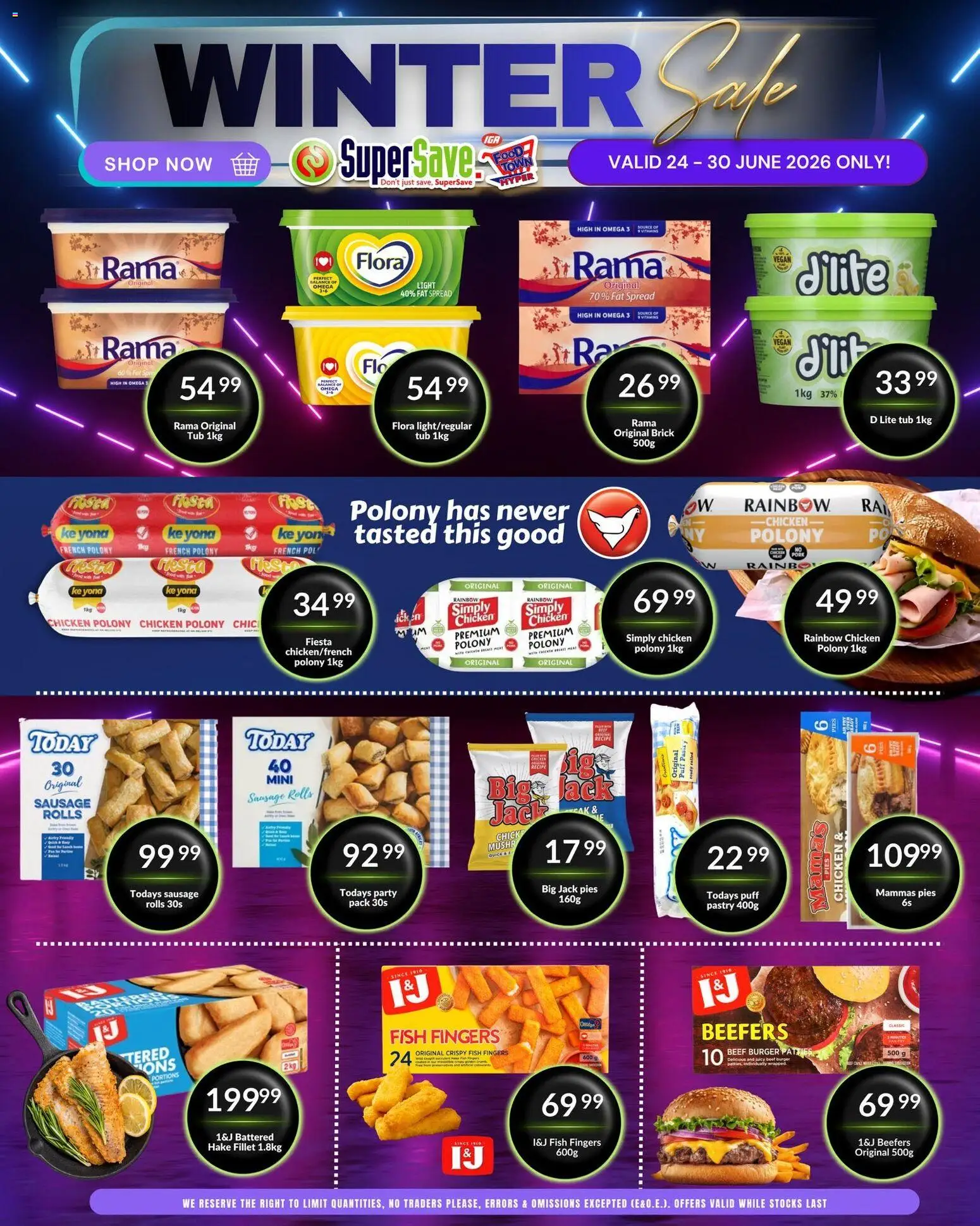 New Super Save catalogue – valid from 24/06/2026 | Page: 23 | Products: Polony, Beef, Fat spread, Sausage