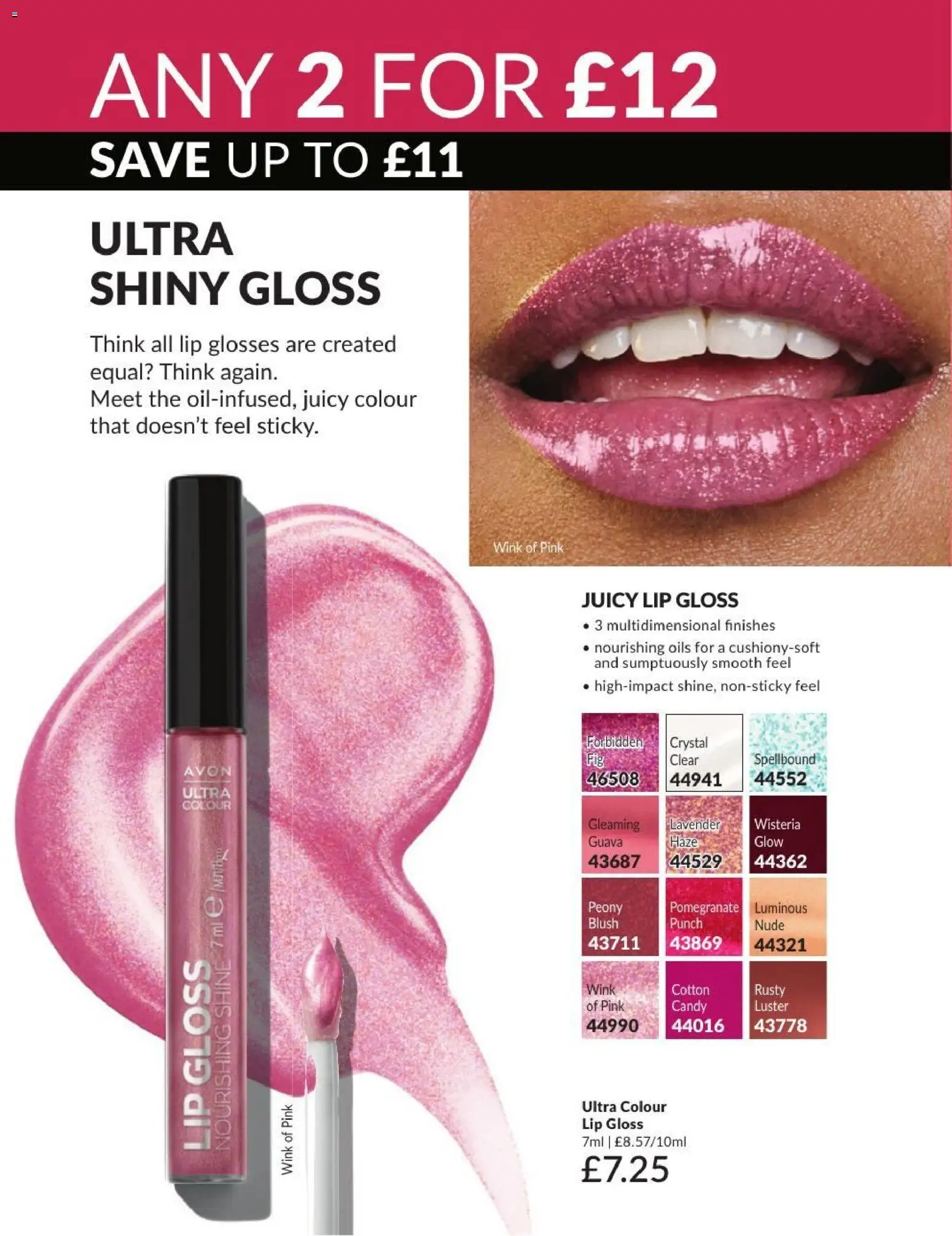 {H1} | Page: 19 | Products: Lip gloss, Lavender