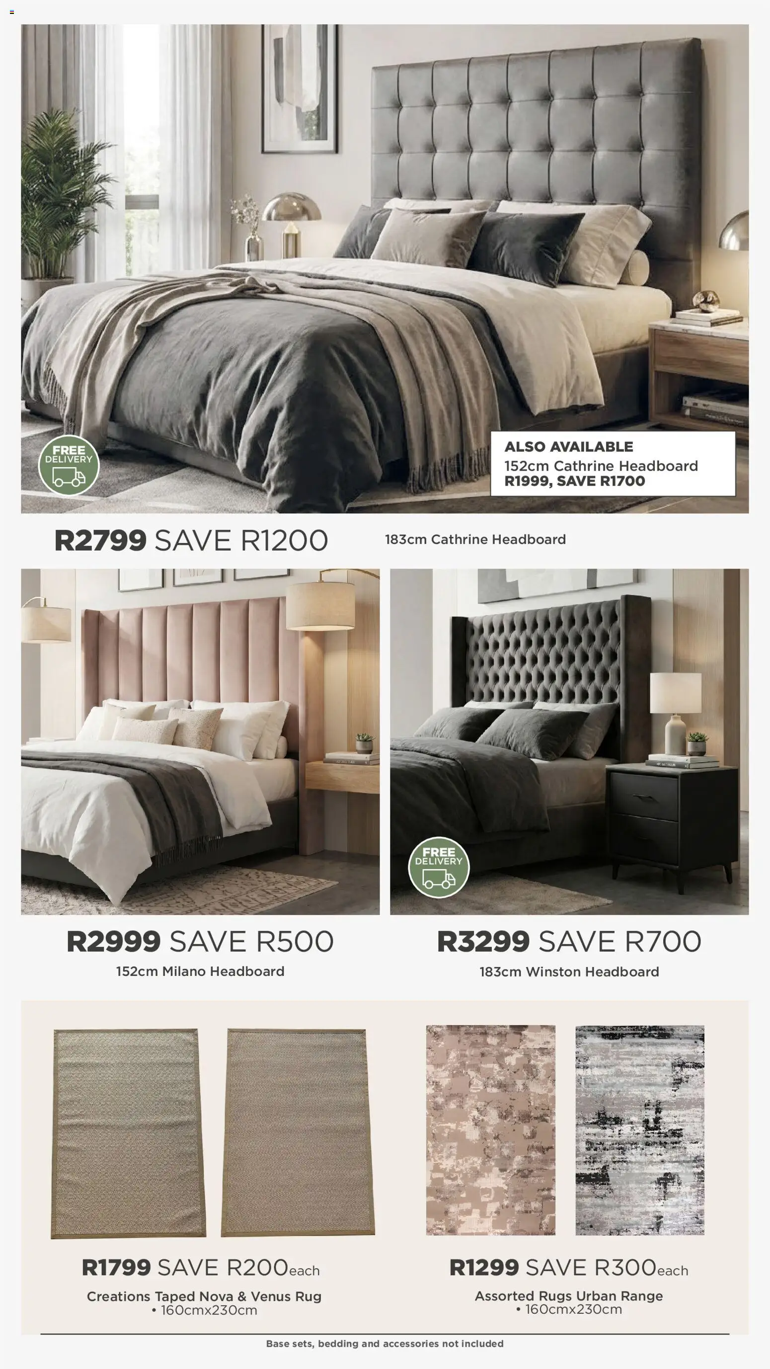 New House and Home catalogue – valid from 20/07/2026 | Page: 4 | Products: Rug, Headboard