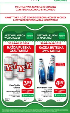Pogląd oferty "Żabka gazetka" - ważna od 23.09.2026 | Strona: 47 | Produkty: Piwo tyskie, Tyskie, Piwo