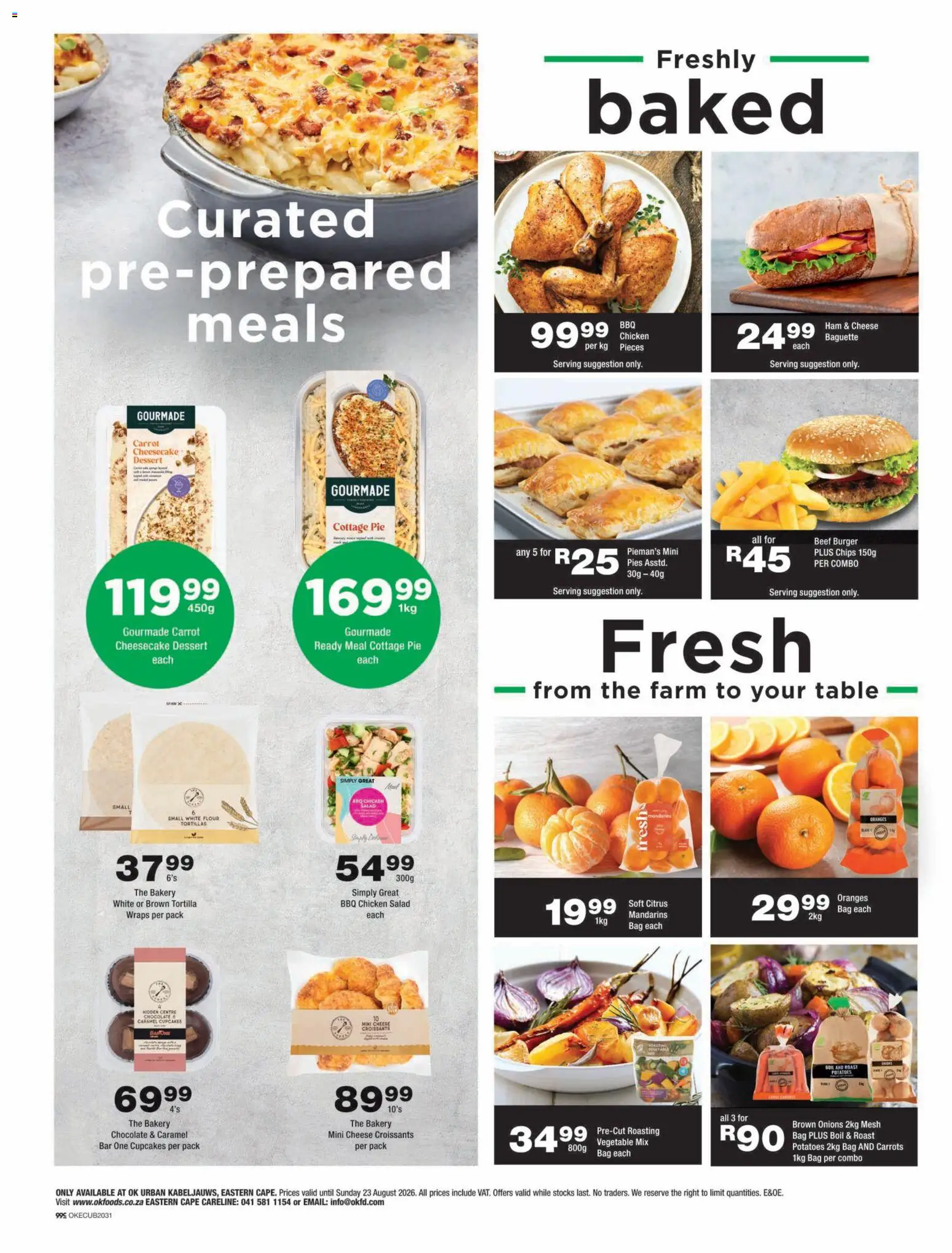 New OK Foods catalogue – valid from 12/08/2026 | Page: 2 | Products: Bag, Bakery, Beef, Onions