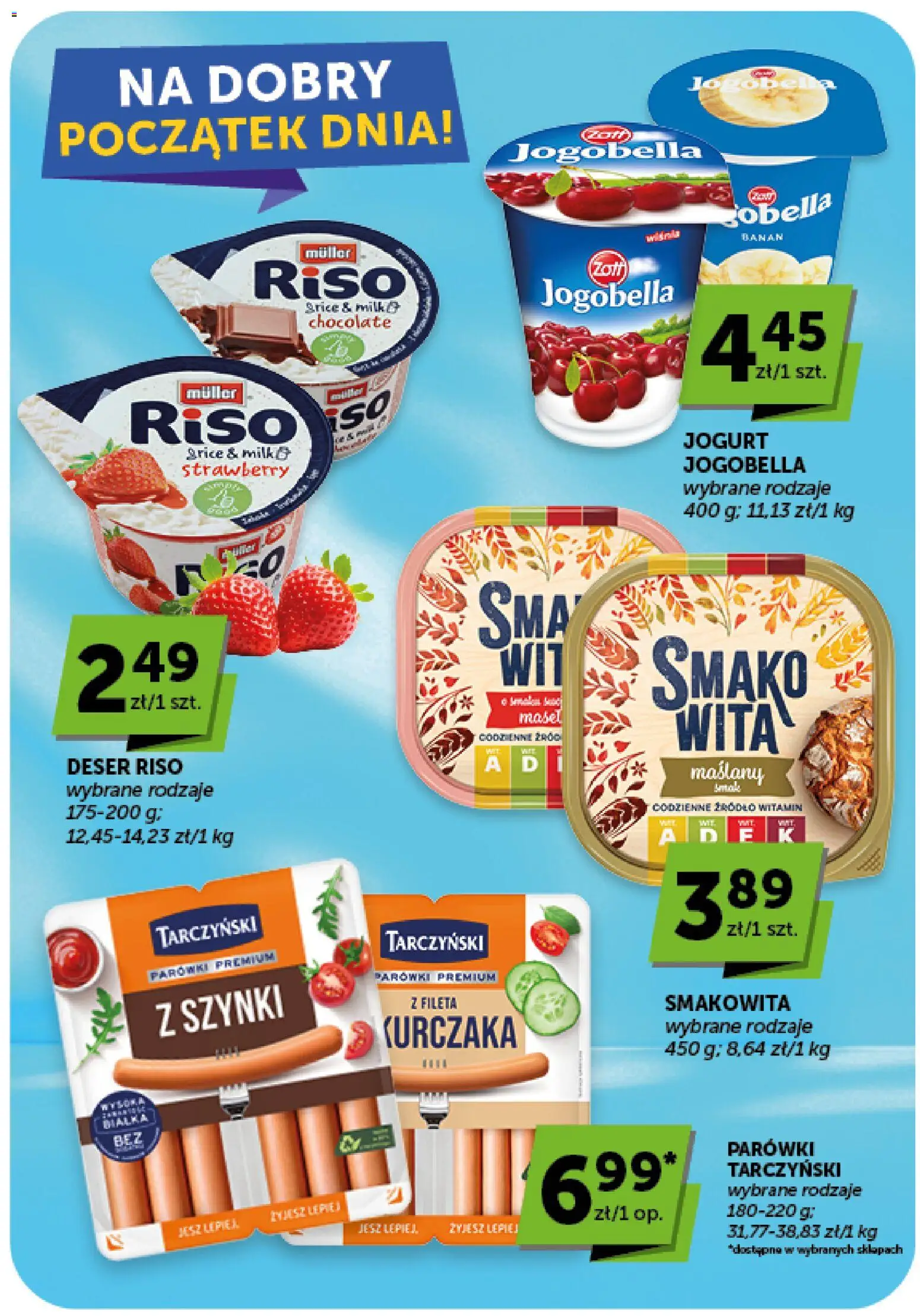 ABC gazetka - Minimarket od 30.07.2026 | Strona: 9 | Produkty: Parówki, Parówki tarczyński, Jogurt, Banan