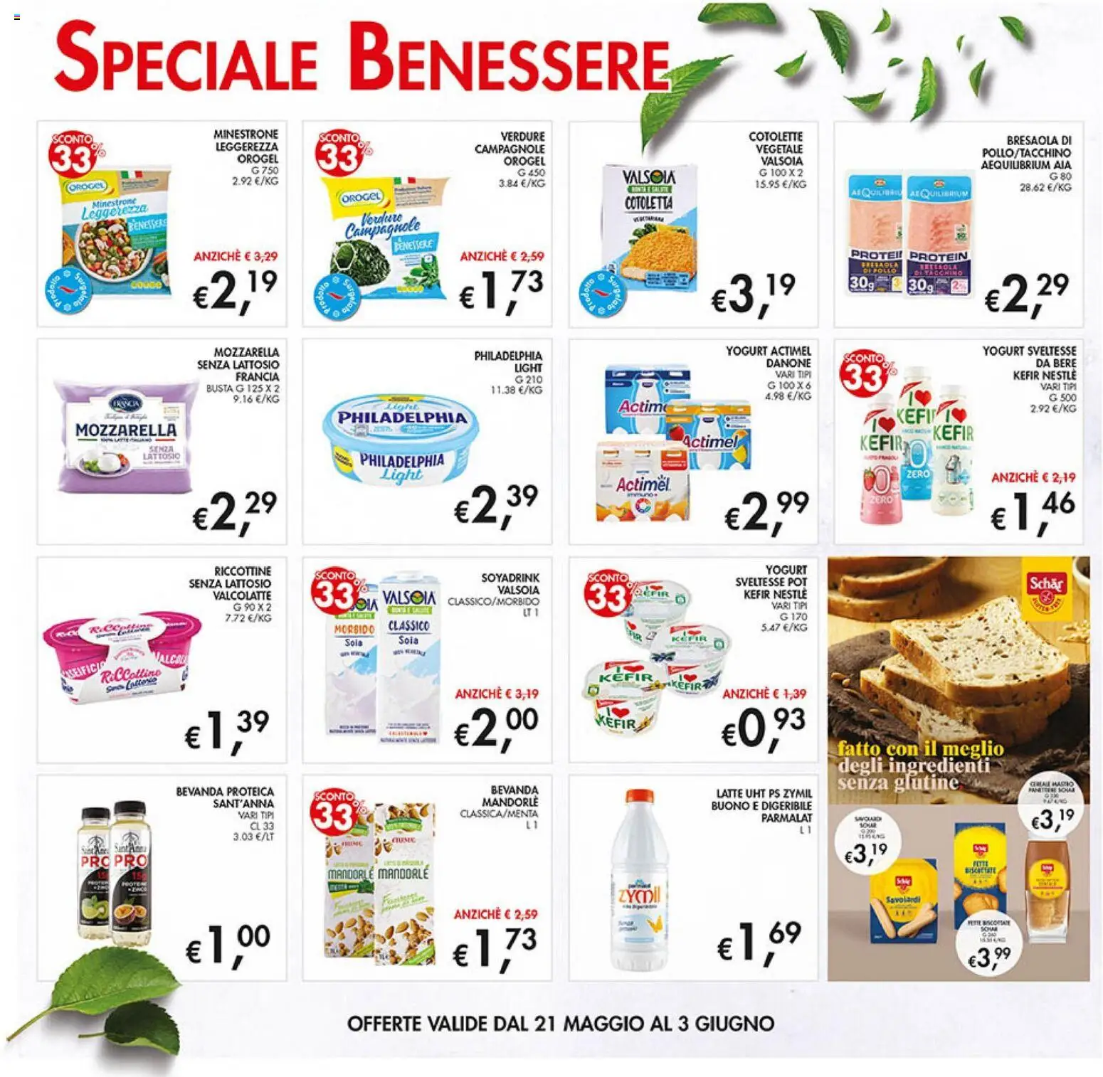 Volantino Coal del 21.05.2026 | Pagina: 12 | Prodotti: Minestrone, Mozzarella, Latte, Savoiardi