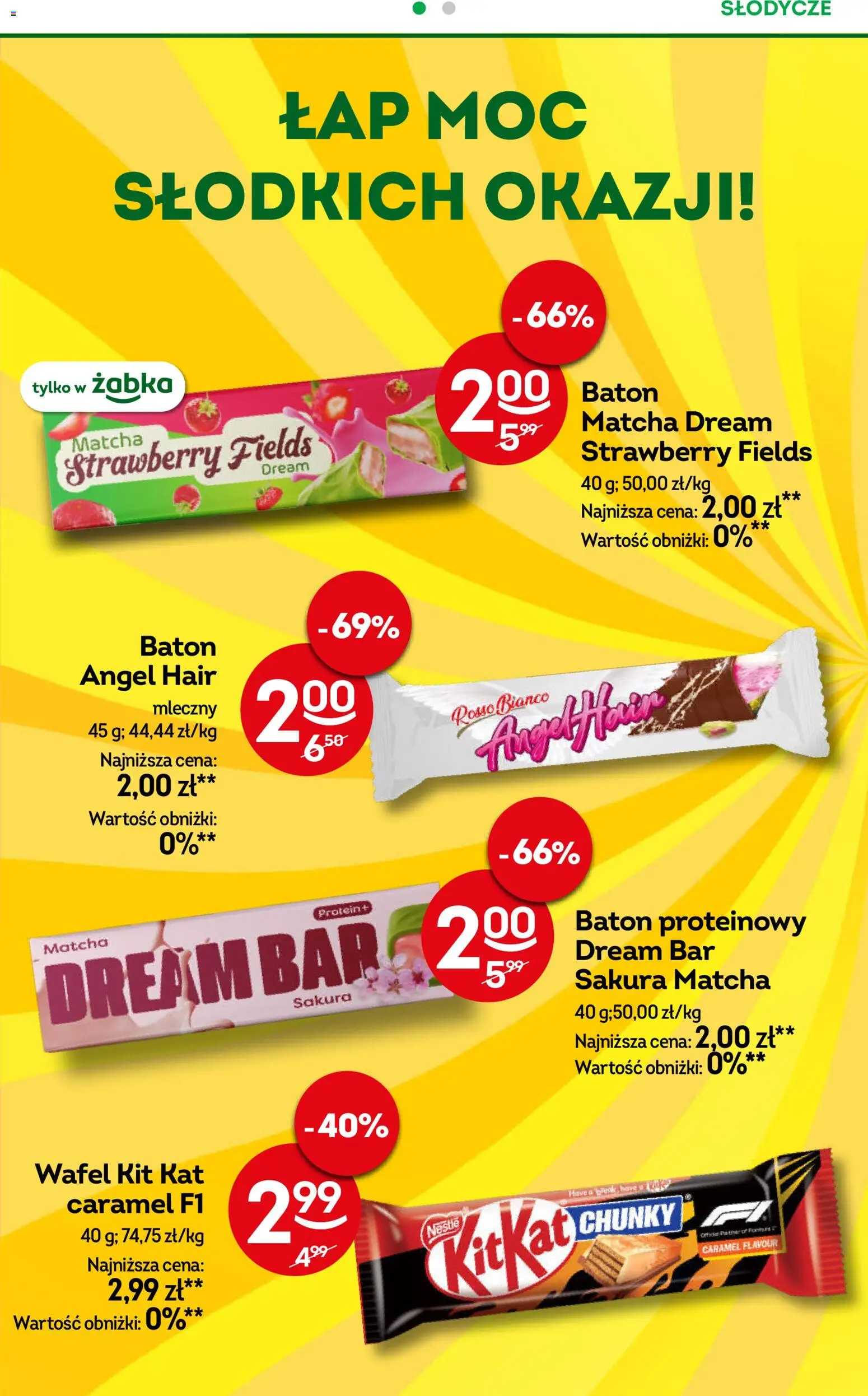 Żabka gazetka od 01.07.2026 | Strona: 78 | Produkty: Słodycze, Baton