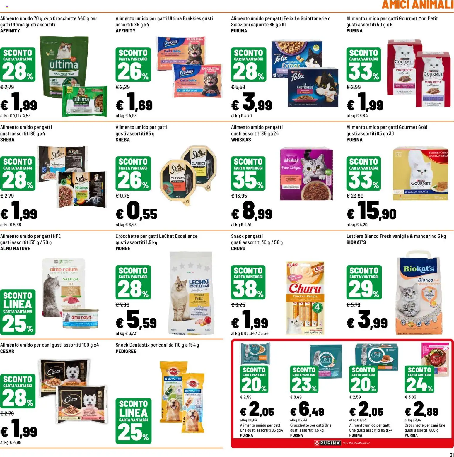 Volantino Iper del 23/10/2026 | Pagina: 35 | Prodotti: Vaniglia, Pollo, Crocchette, Crocchette per cani