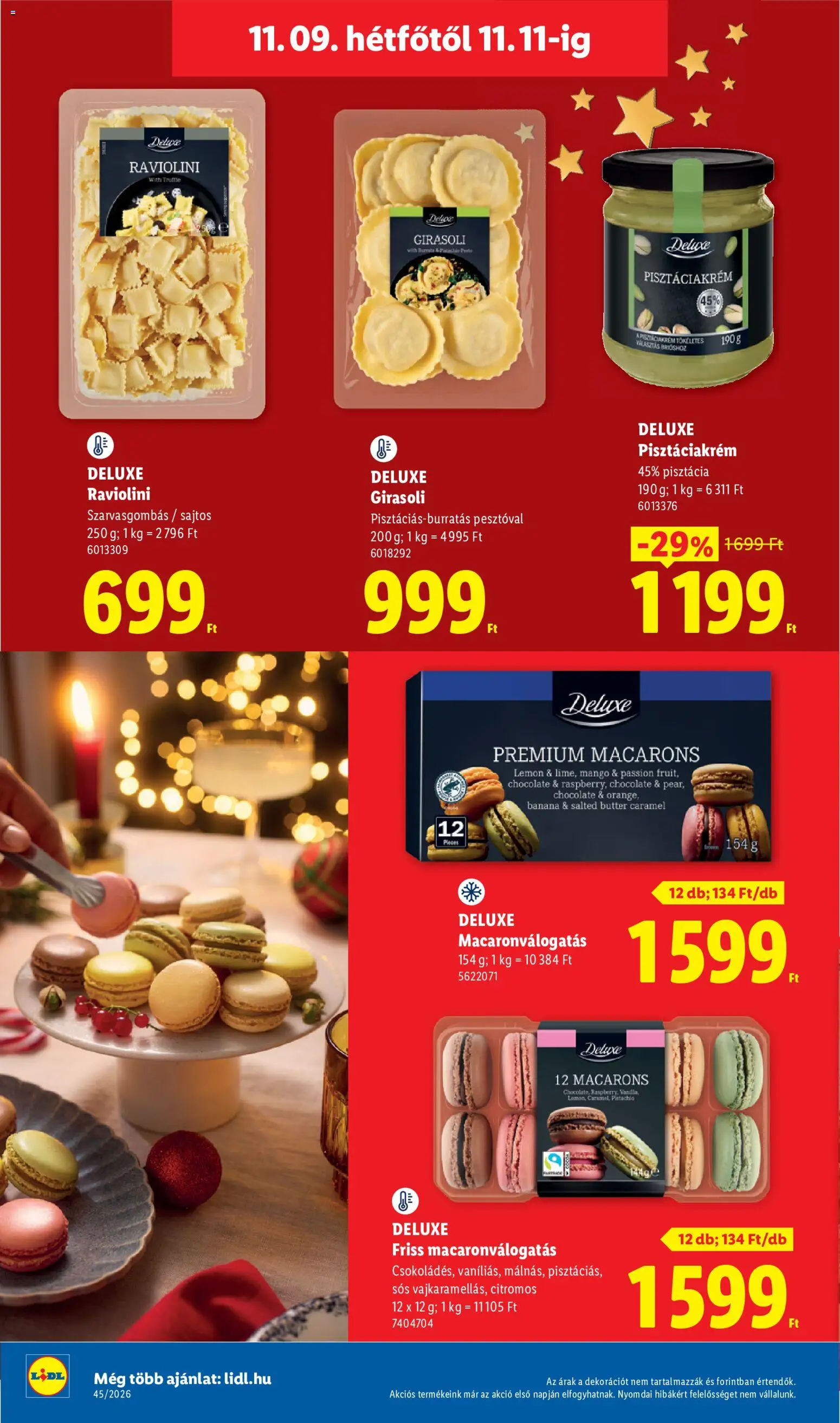 Lidl akciós ujság - amely érvényes a következő dátumtól: 2026.11.09. | Oldal: 8