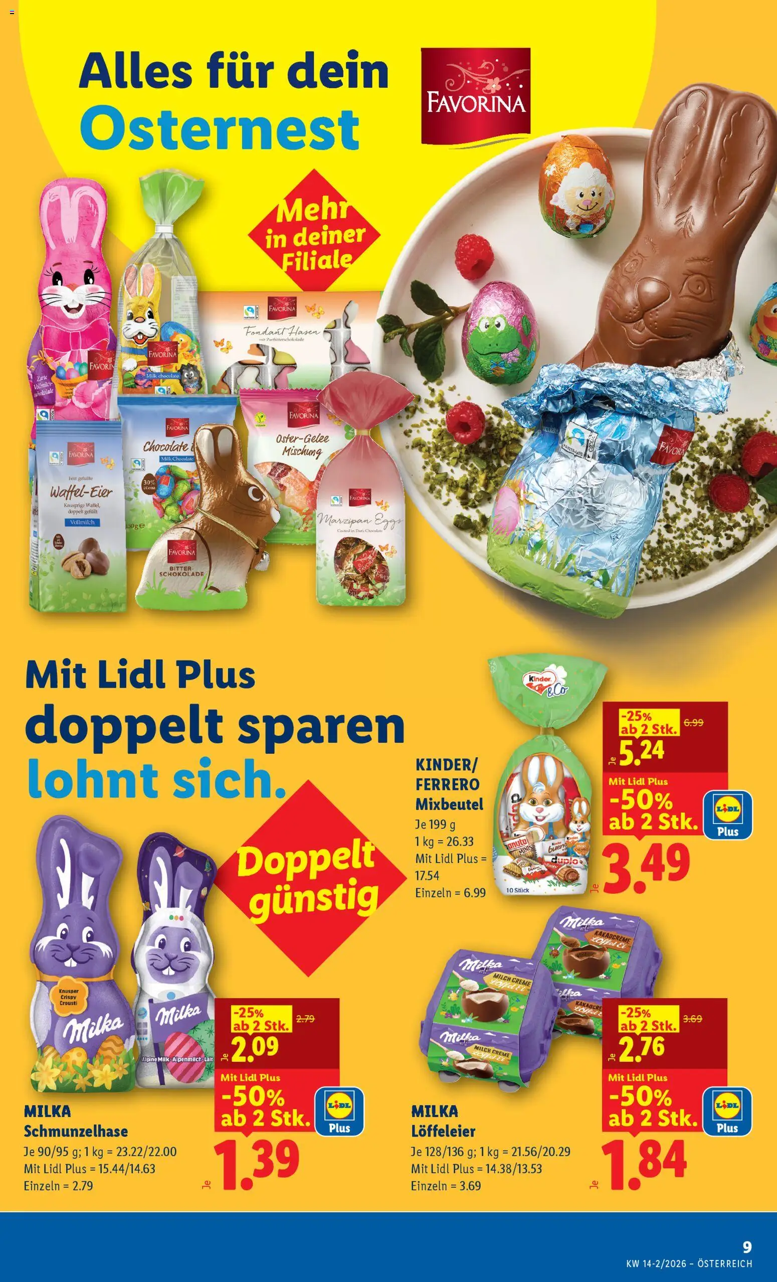 Lidl - Flugblatt gültig ab 02.04.2026 | Seite: 11 | Produkte: Milch, Creme, Schokolade