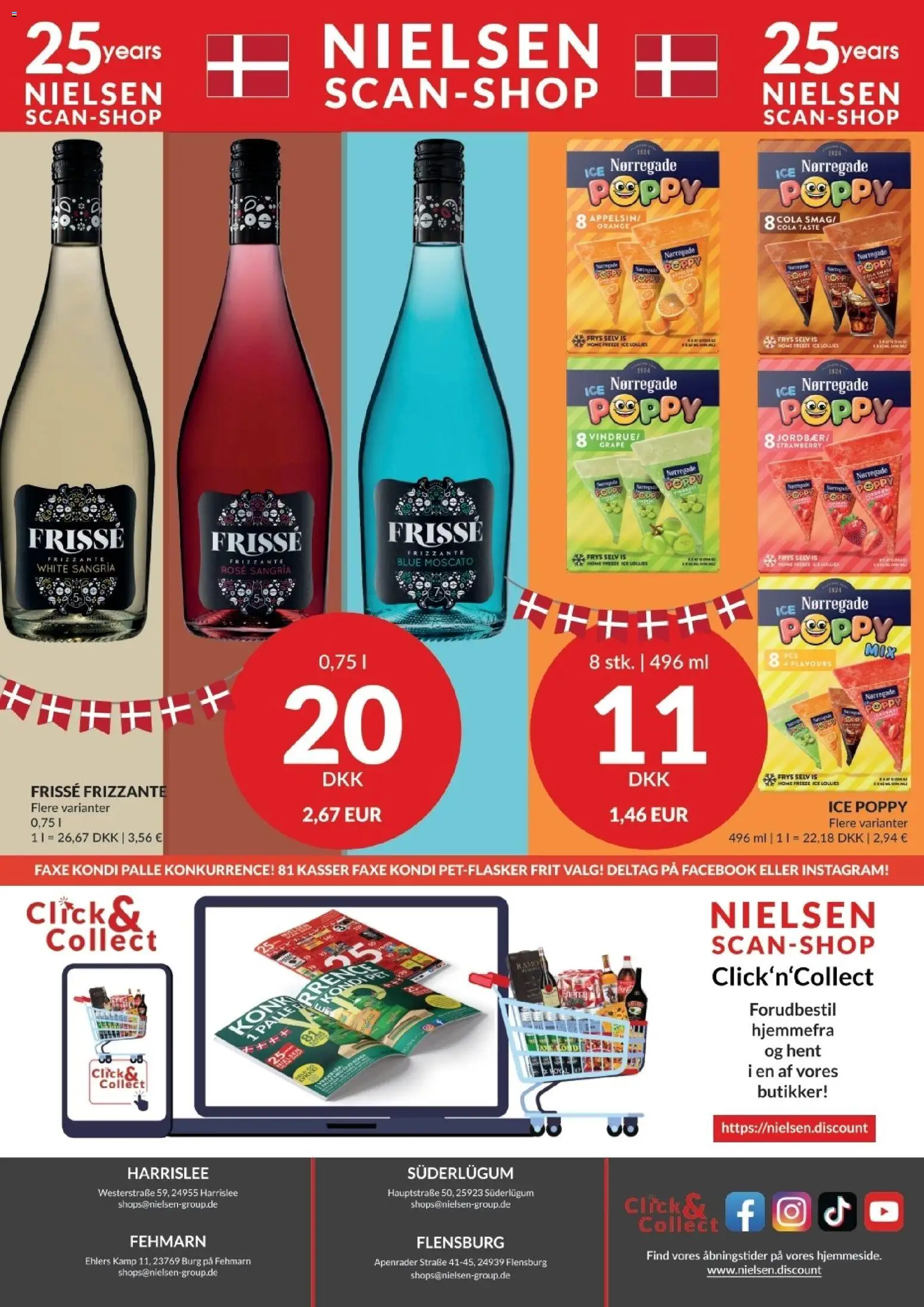 Nielsen Discount tilbudsavis – gyldig fra 27.05.2026 | Side: 40 | Produkter: Te, Is, Faxe Kondi, Cola