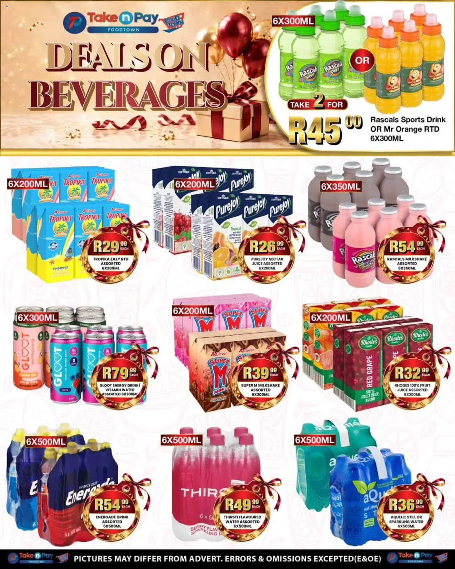New Take n Pay catalogue – valid from 24/08/2026 | Page: 18 | Products: Beverages, Juice, Pineapple, Sports drink