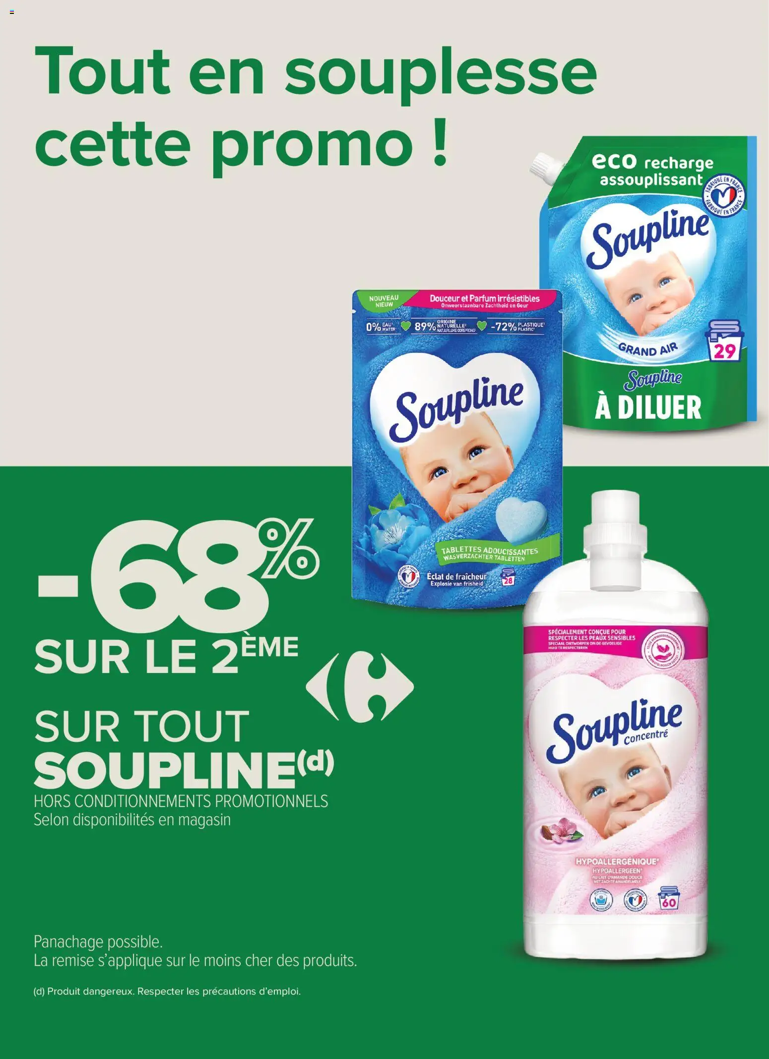 {H1} | Page: 24 | Produits: Lait d'amande, Parfum, Soupline, Lait