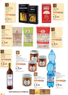 Anteprima del volantino Acqua minerale naturale, frizzante, leggermente frizzante Lauretana 1,5 l, Acqua minerale naturale, frizzante, leggermente frizzante Lauretana 1,5 l valido a partire dal 08/10/2026 | Pagina: 14 | Prodotti: Riso, Aceto, Grissini, Acqua minerale