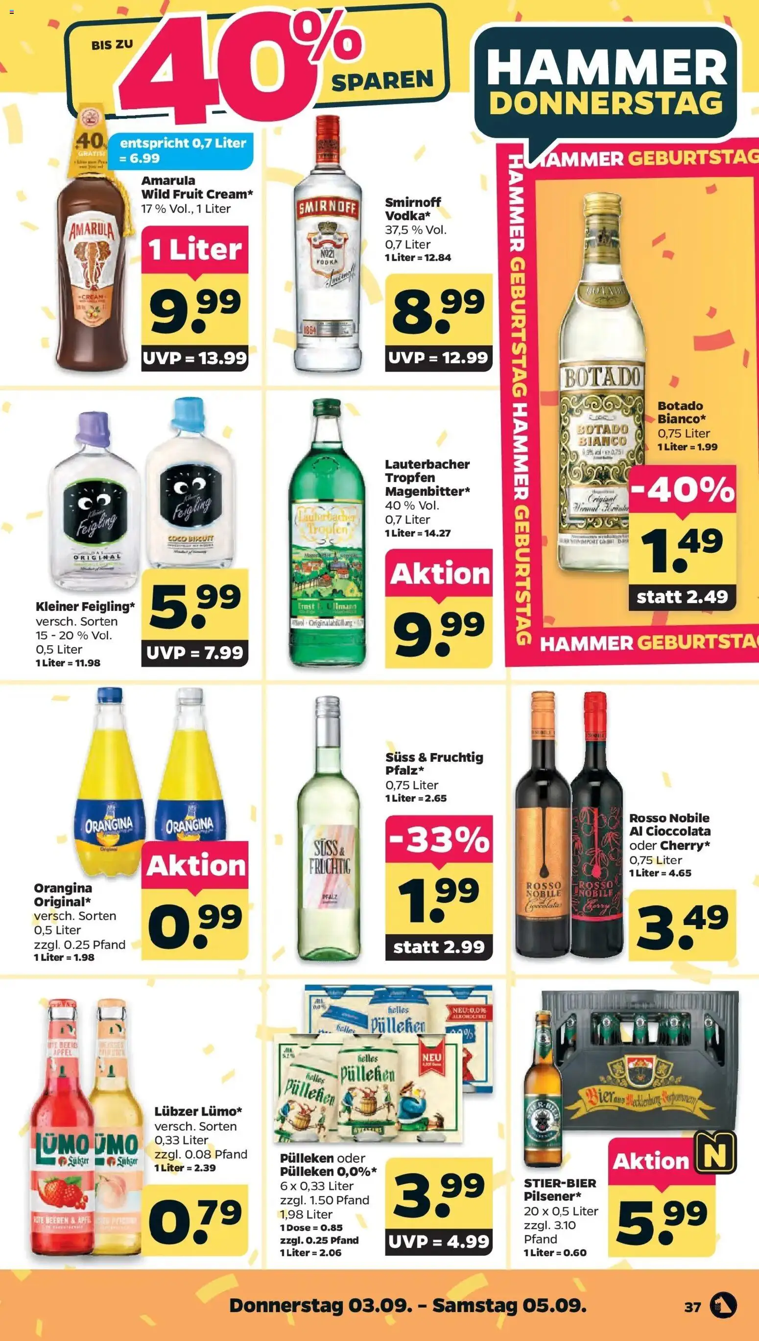 Netto Aktueller Prospekt – gültig ab 30.08.2026 | Seite: 41 | Produkte: Äpfel, Smirnoff, Vodka, Lubzer