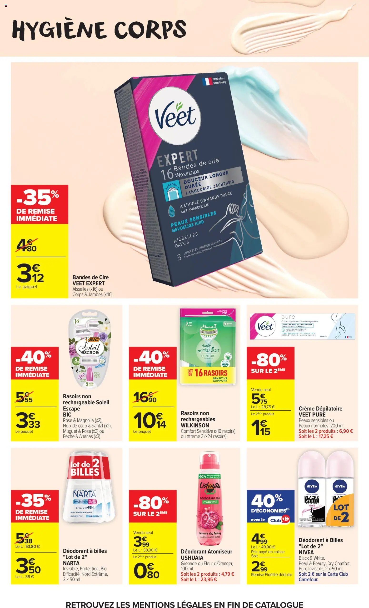{H1} | Page: 11 | Produits: Noix de coco, Pêche, Déodorant, Noix