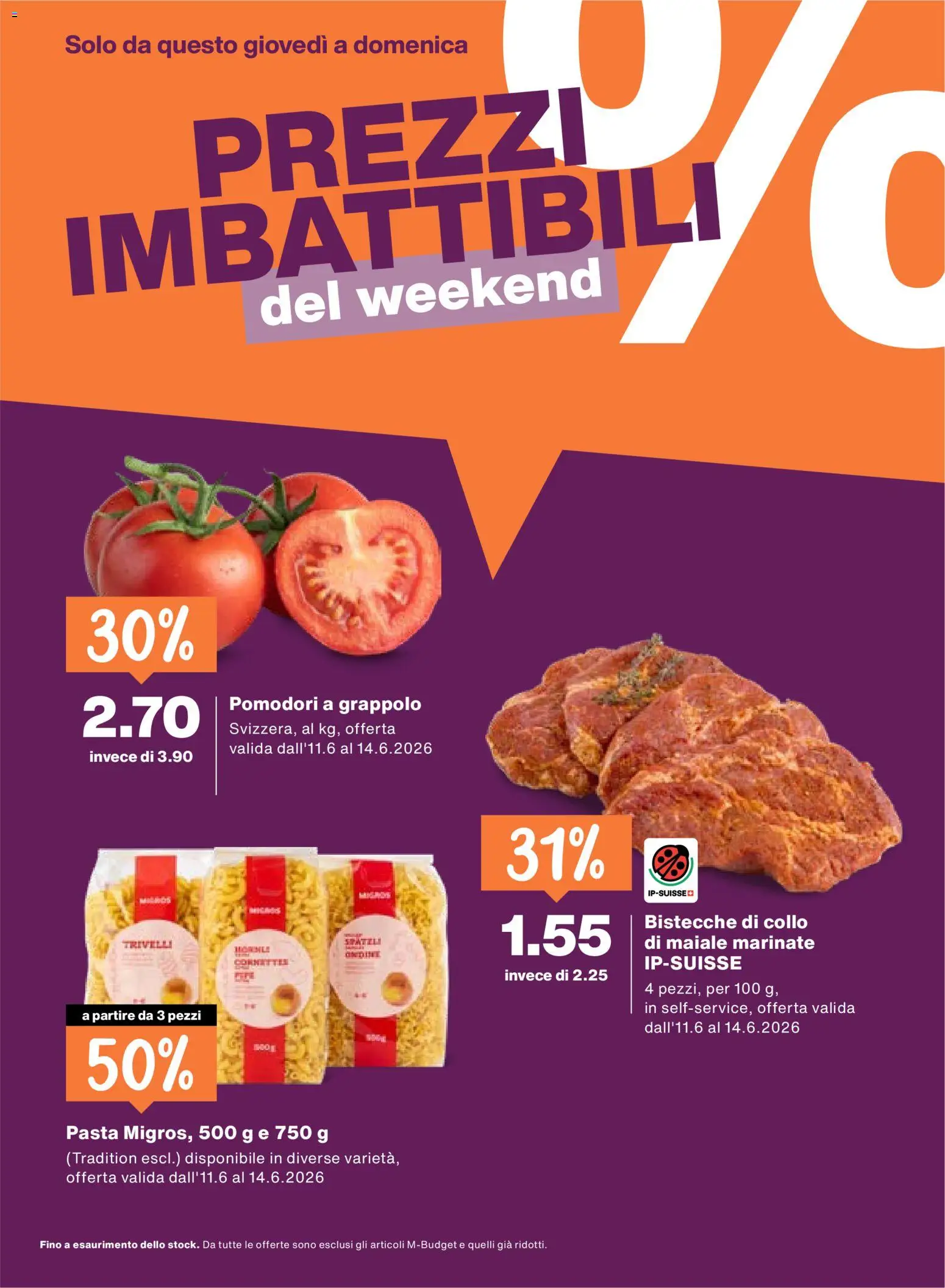 Migros aktionen IT – gültig ab 11.06.2026 | Seite: 24 | Produkte: Pasta