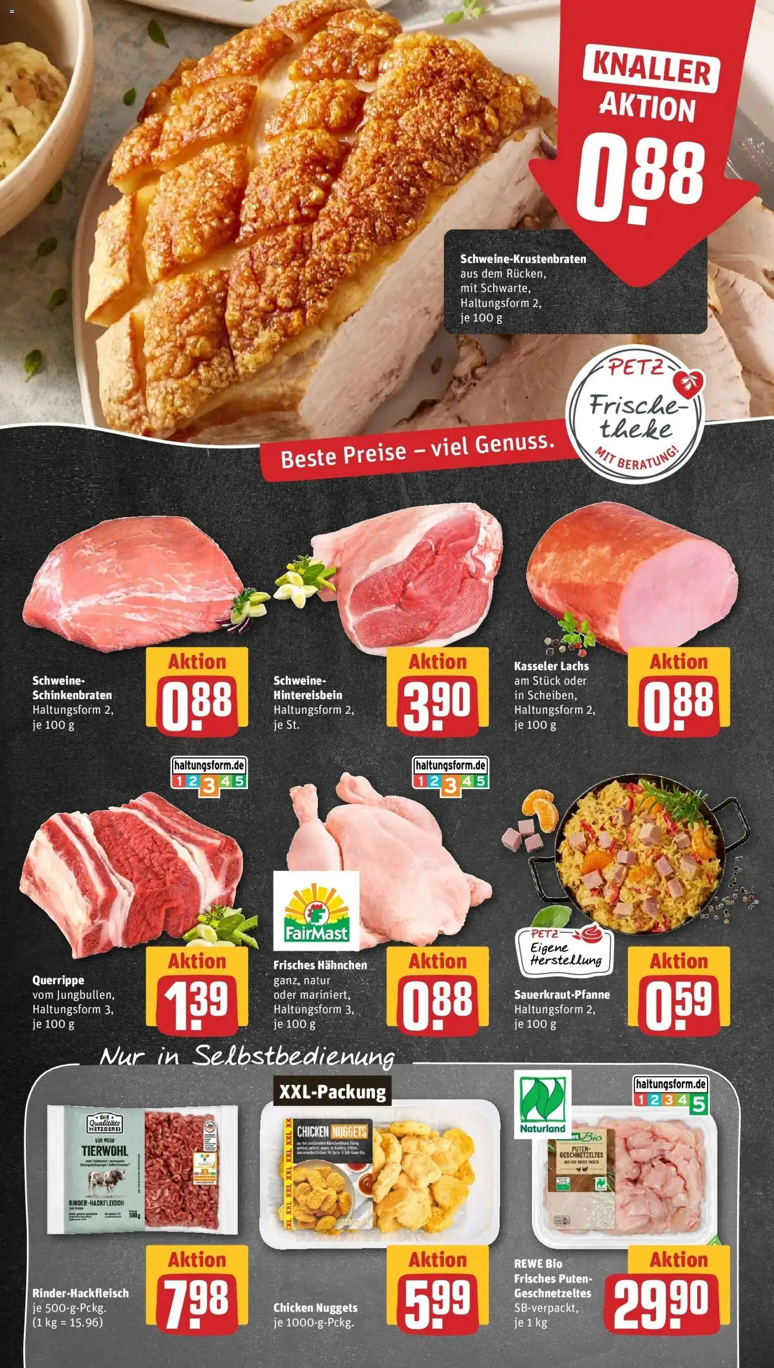REWE Prospekt ab 14.09.2026 zum Blättern » Angebote | Seite: 8 | Produkte: Hahnchen, Lachs