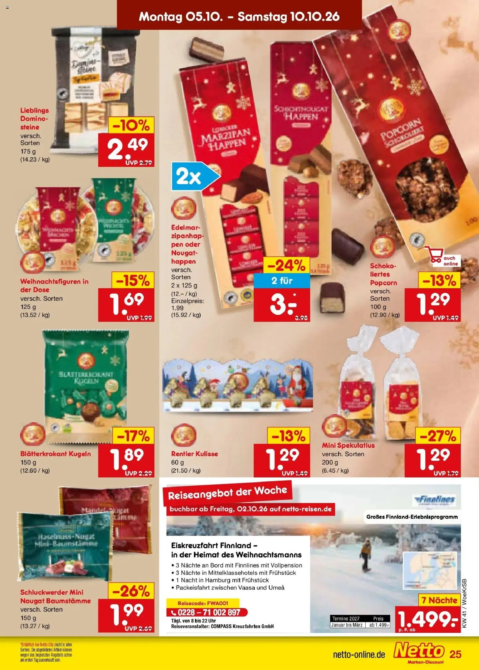 Netto Marken-Discount Prospekt Baesweiler (ab 05.10.2026) » Angebote | Seite: 27 | Produkte: Popcorn, Uhr