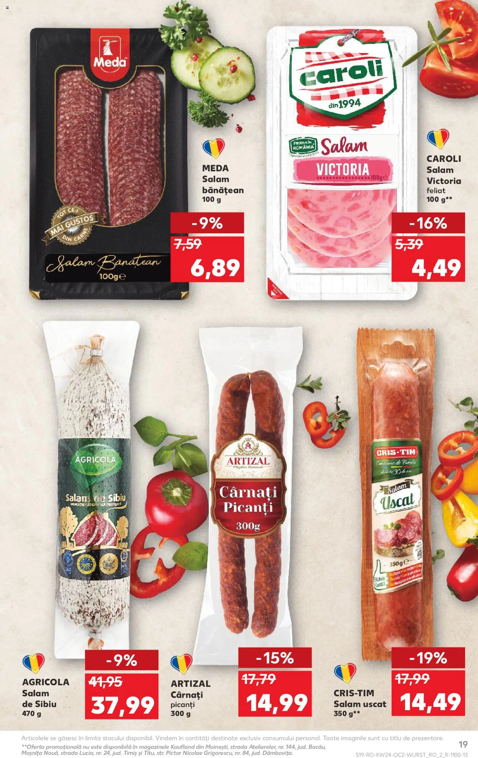 Kaufland RO akciós ujság - amely érvényes a következő dátumtól: 10.06.2026 | Oldal: 19