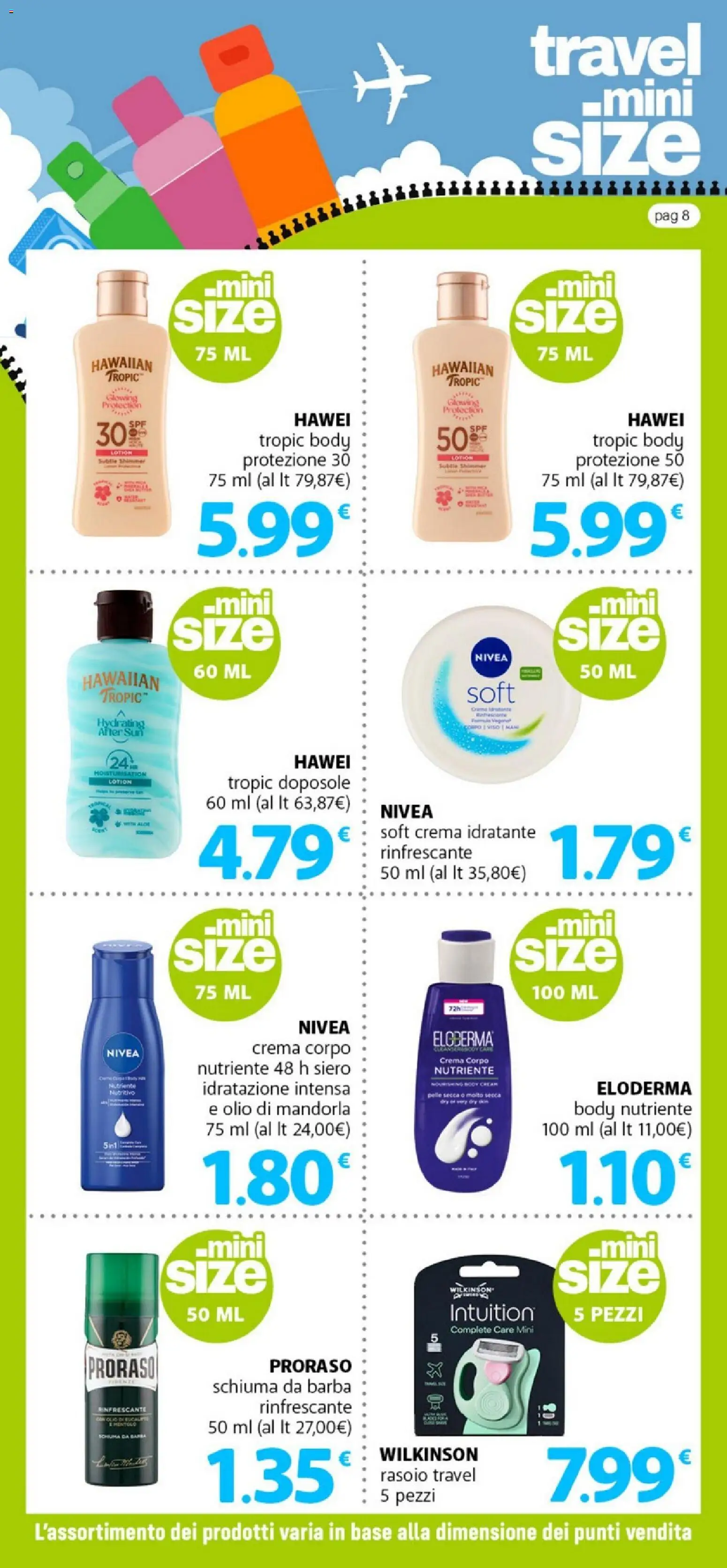 Volantino DOK del 14/07/2026 | Pagina: 8 | Prodotti: Crema, Schiuma da barba, Rasoio, Olio