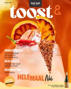 Gall en Gall folder - Toost magazine voorjaar 2026 - Voorbeeld van een folder van Gall en Gall, geldig van 08-05-2026