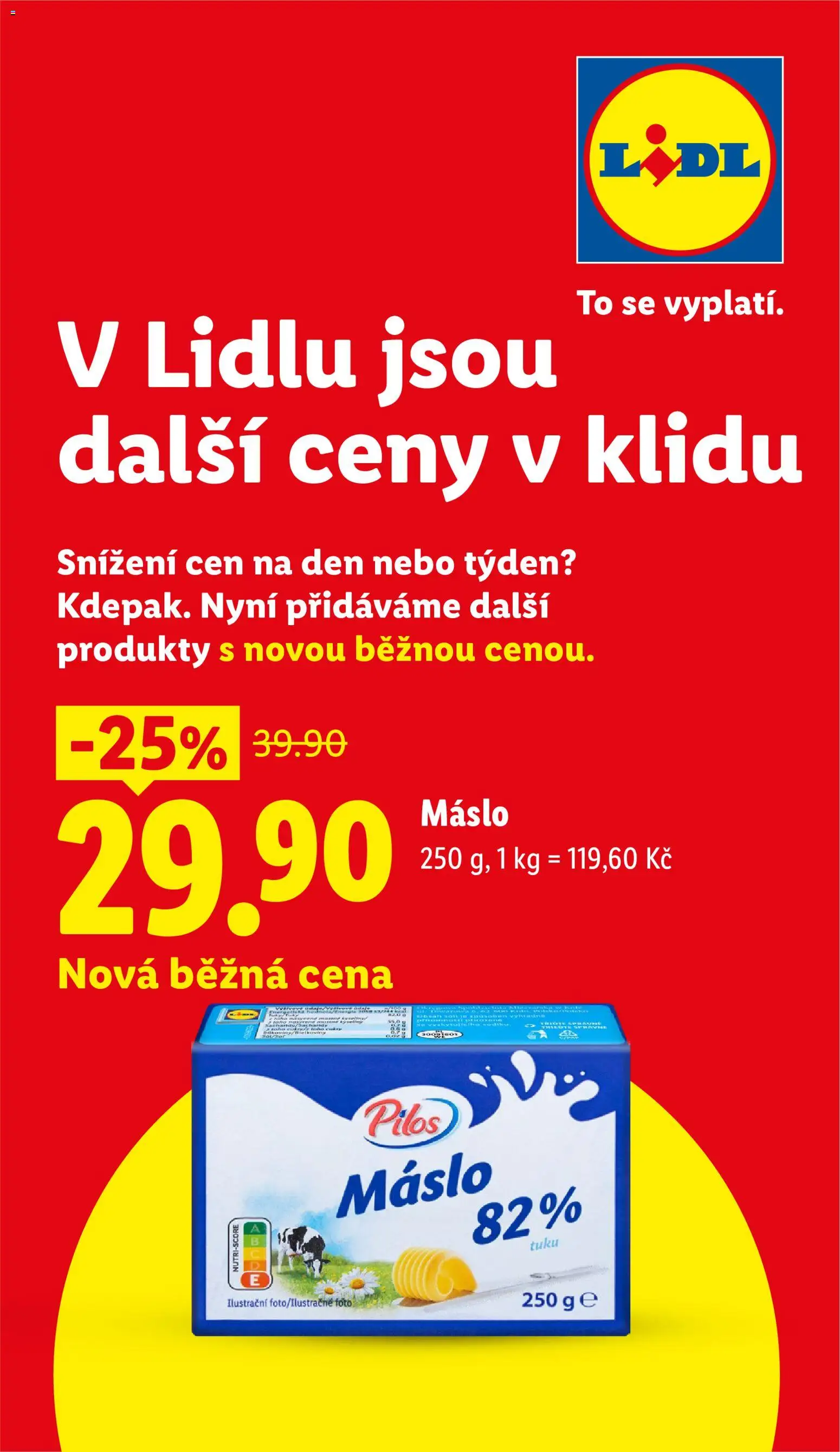 Lidl leták od 08.06.2026 | Strana: 4 | Produkty: Máslo