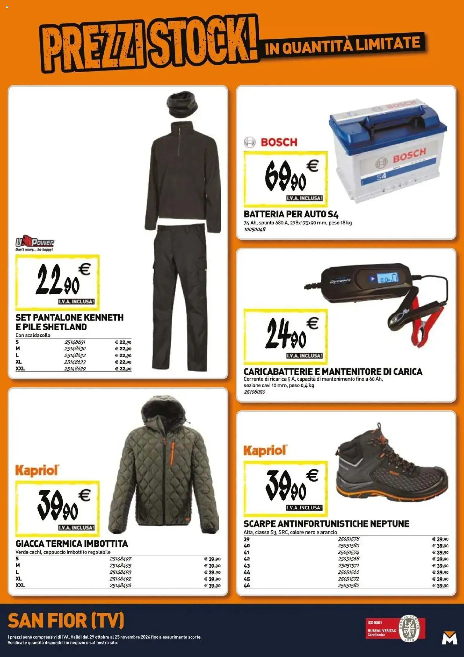Nuovo TECNOMAT catalogo San Fior dal 29/10/2026 > offerte anteprima 🛍️ | Pagina: 20 | Prodotti: Pile, Batteria per auto, TV, Batteria