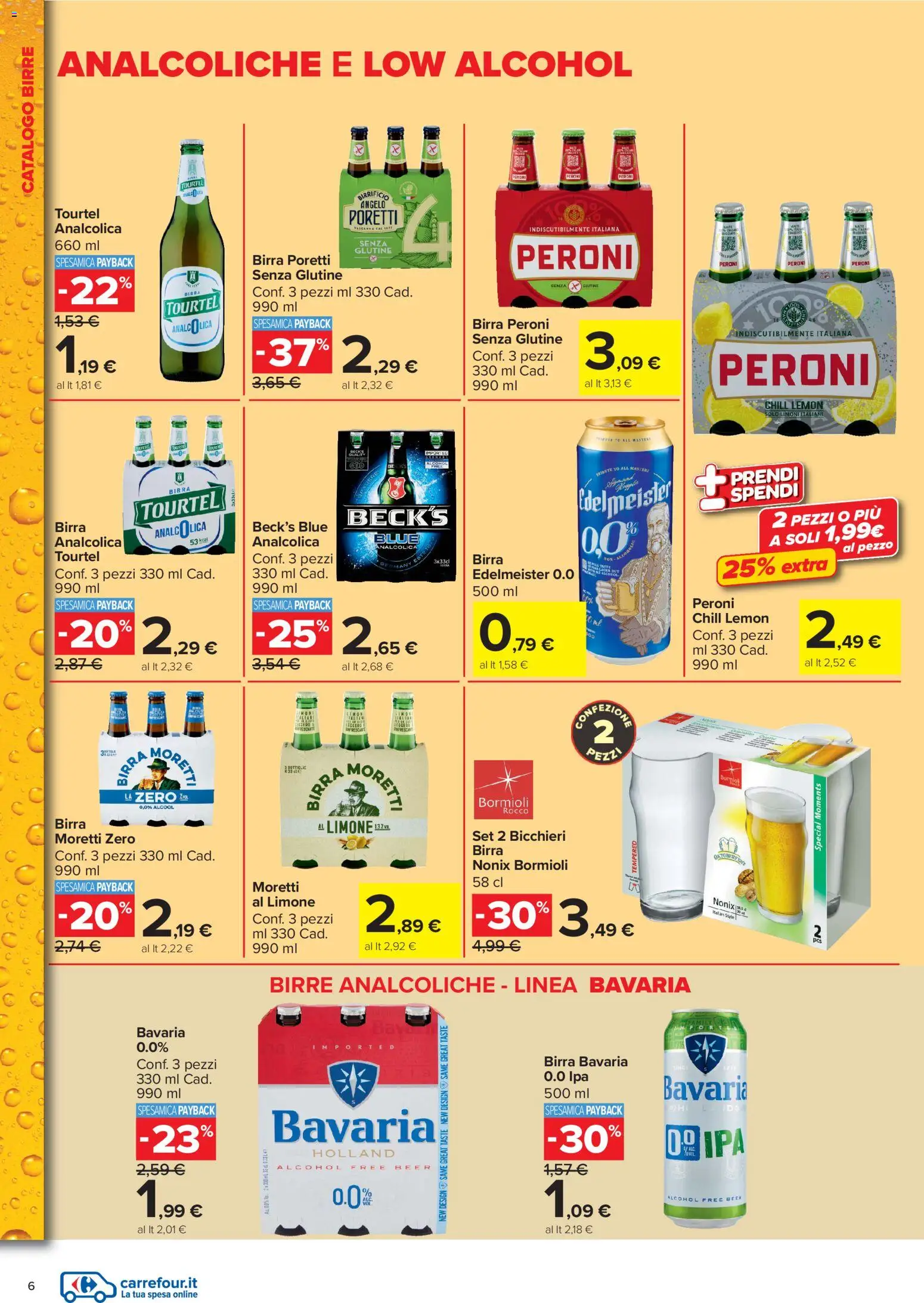 Volantino Carrefour del 03.06.2026 | Pagina: 6 | Prodotti: Birra, Limone