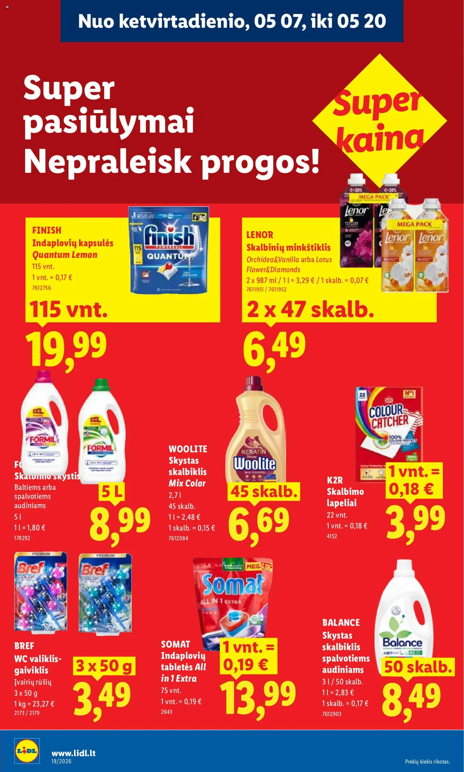 LIDL akcijos nuo 04.05.2026 | Puslapis: 24 | Prekių: Wc