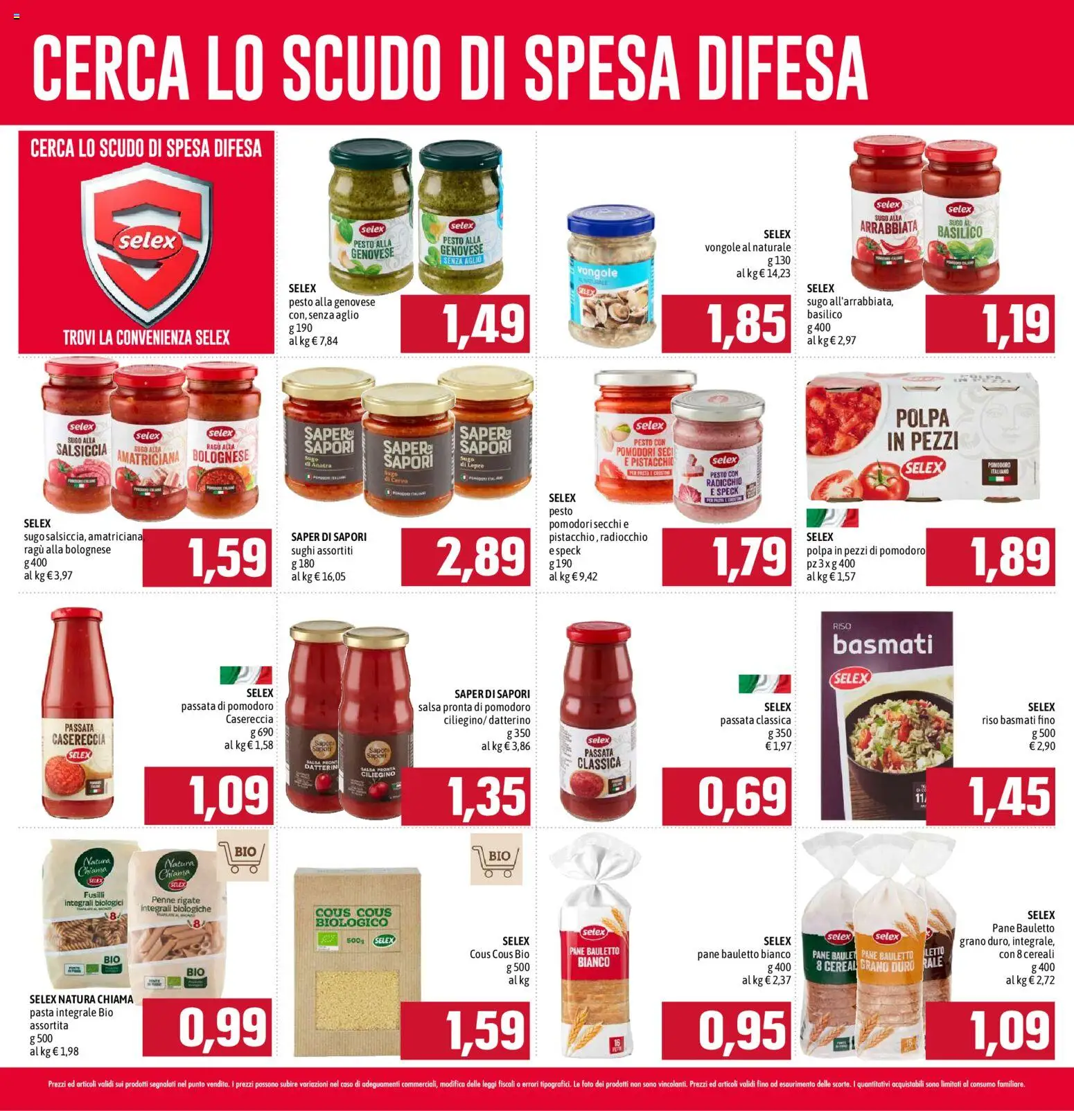 Volantino Emisfero del 01/05/2026 | Pagina: 8 | Prodotti: Riso Basmati, Riso, Pomodori, Basilico