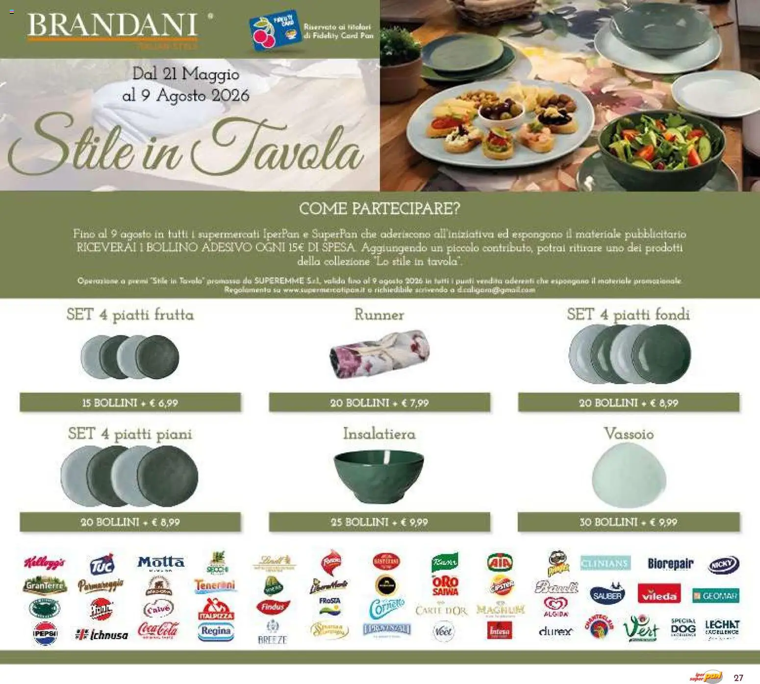 Volantino Pan del 01.06.2026 | Pagina: 27 | Prodotti: Cornetto, Vassoio, Pepsi, Coca Cola